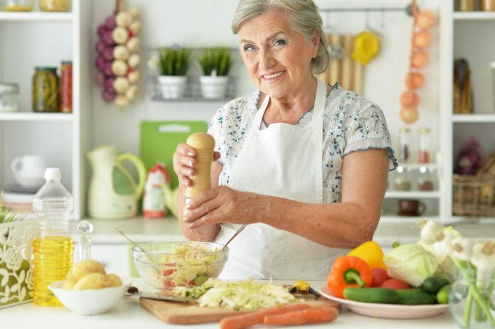 Senior woman chef portrait Plant Protein's Hidden Missing Links